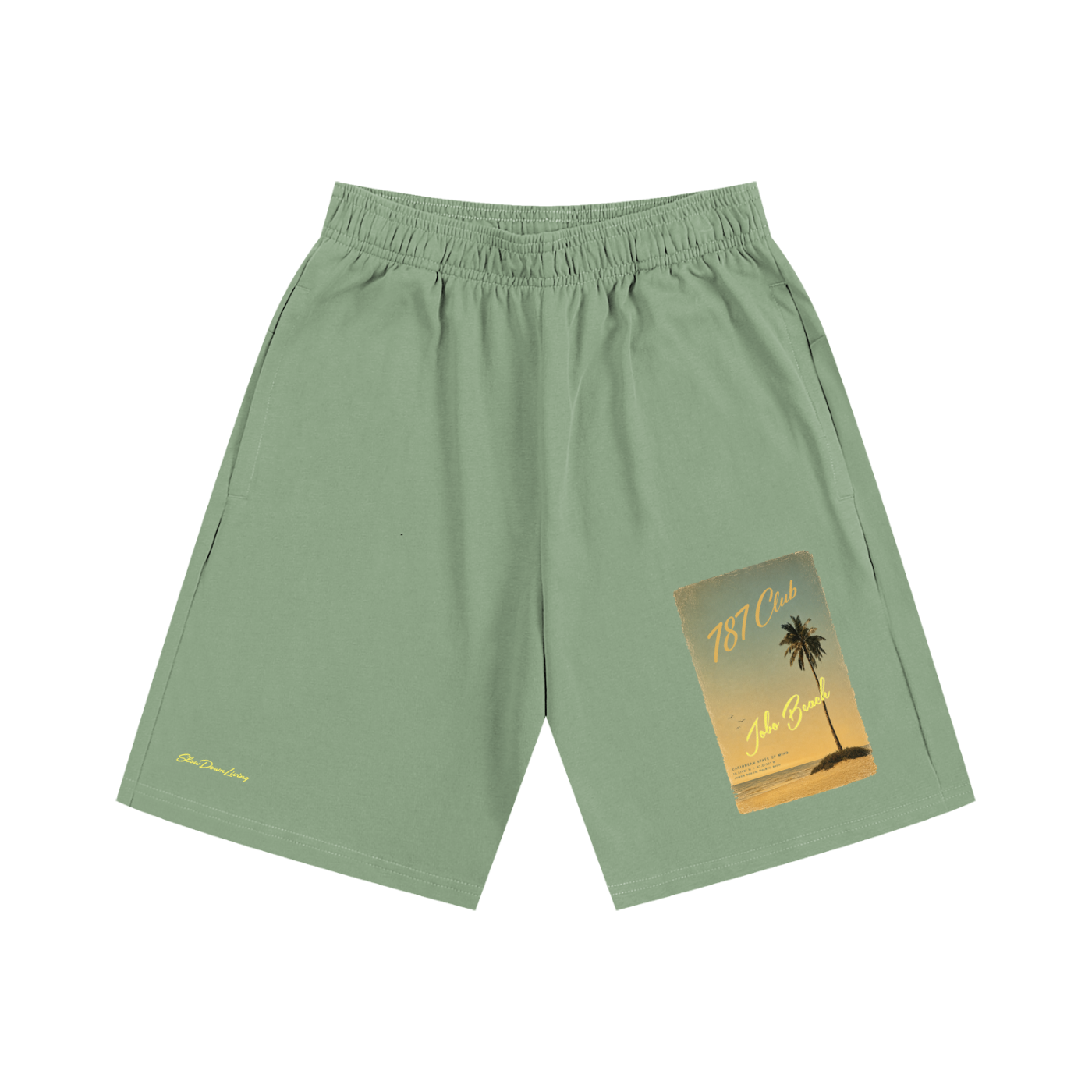 "787 Club" Heavyweight Cotton Shorts