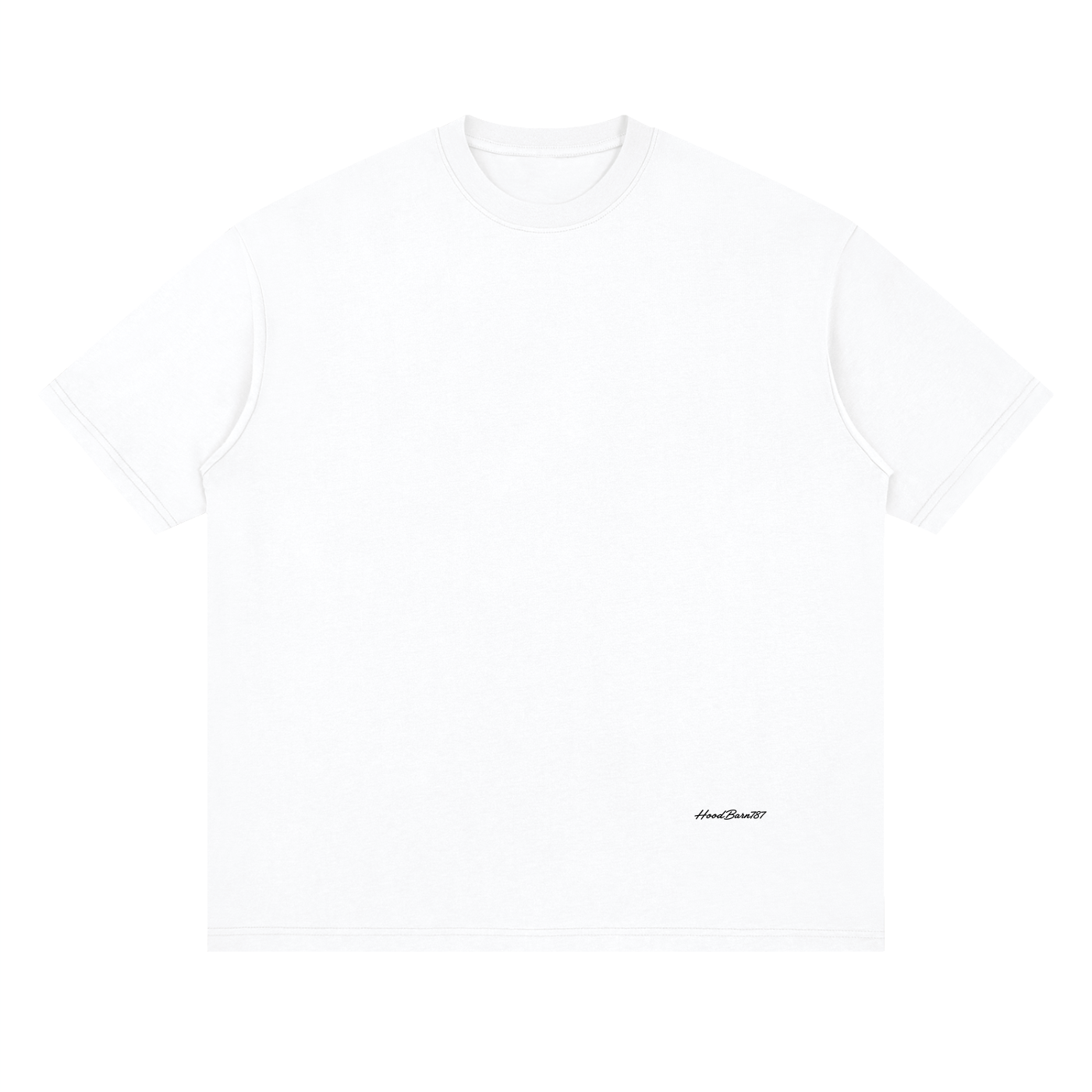 “Patience Is A Principle” Oversized White Tee