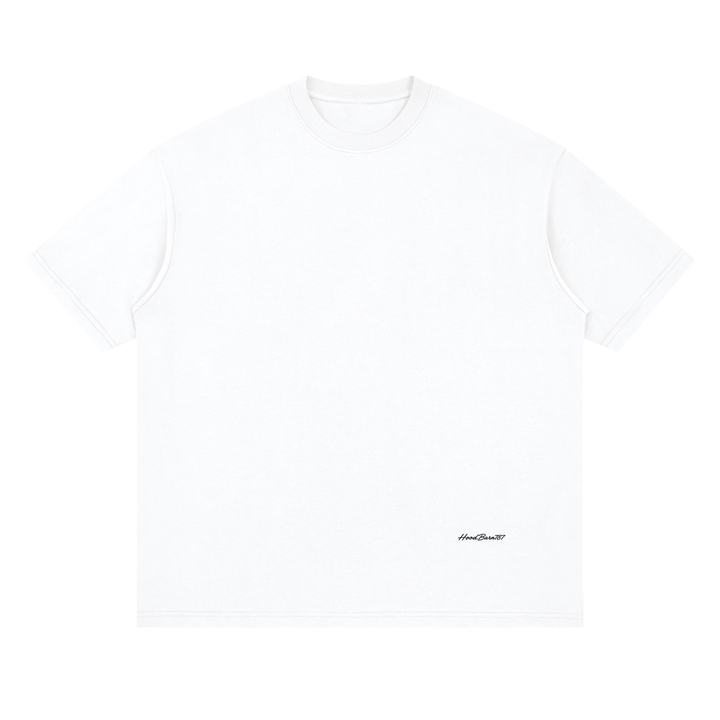 “Patience Is A Principle” Oversized White Tee