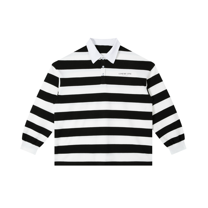 "Comfort Zone" Striped Polo