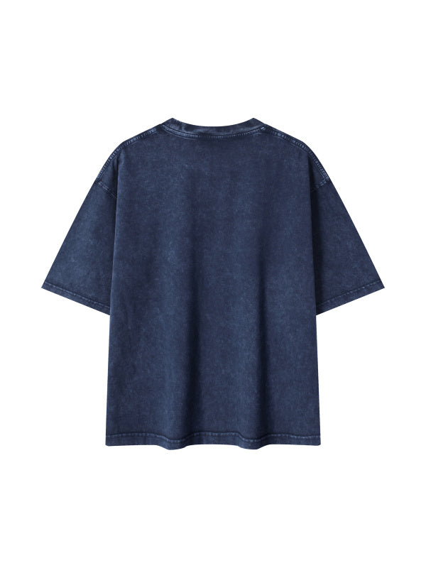 "Borikén" Mineral Wash Boxy Cotton T-Shirt
