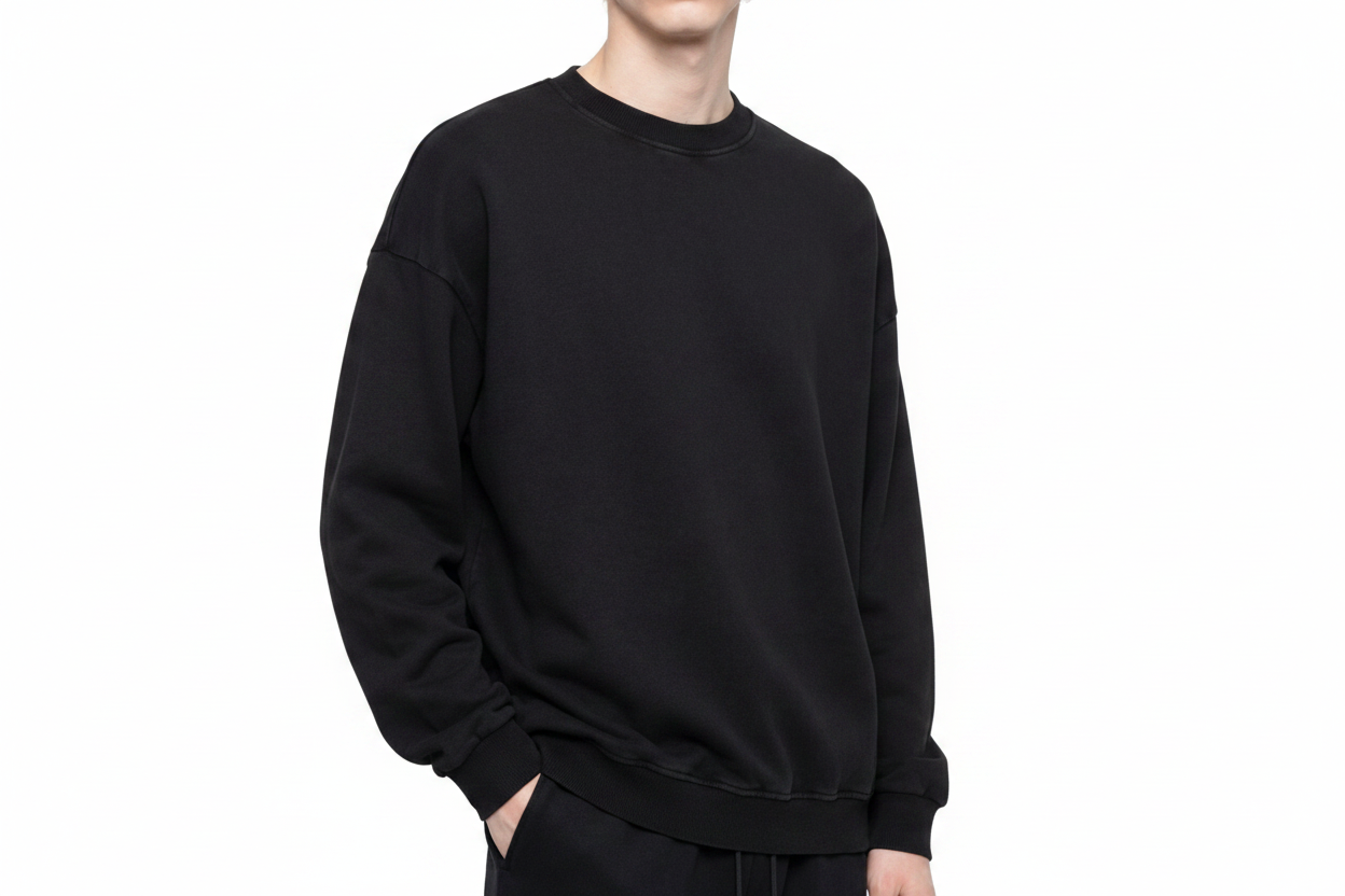 Vintage-treated Oversized Sweatshirt