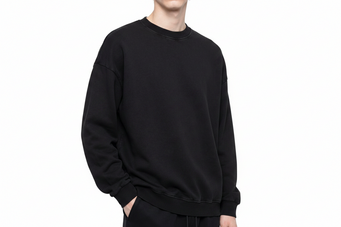 Vintage-treated Oversized Sweatshirt