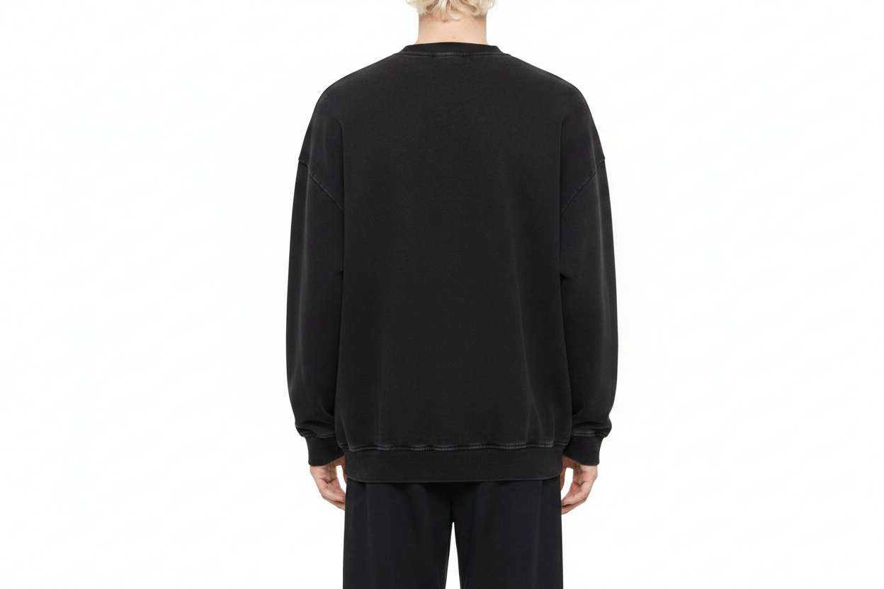 Vintage-treated Oversized Sweatshirt