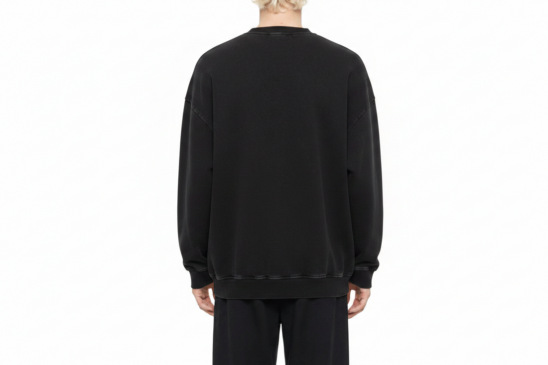 Vintage-treated Oversized Sweatshirt
