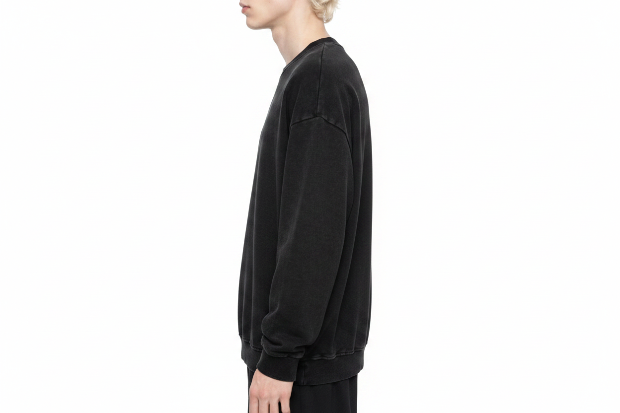 Vintage-treated Oversized Sweatshirt