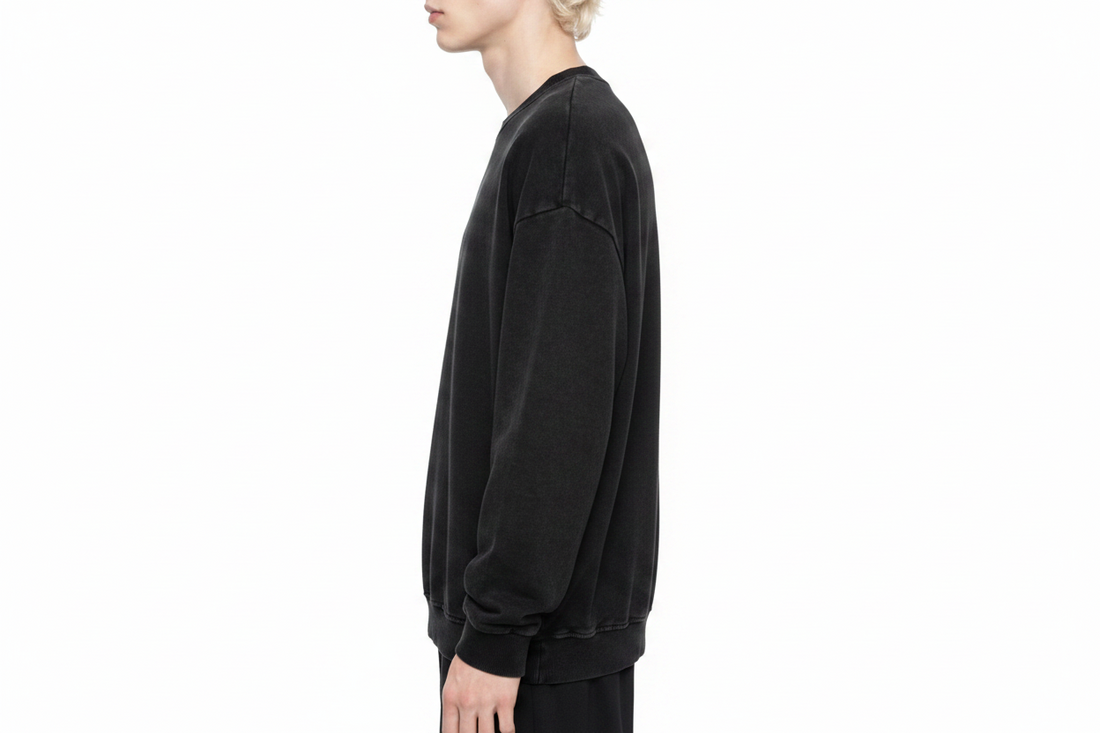 Vintage-treated Oversized Sweatshirt